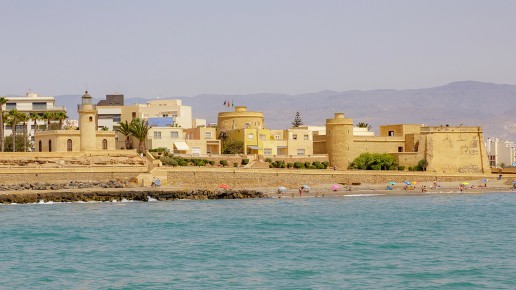 Castillo de Santa Ana en Roquetas de Mar